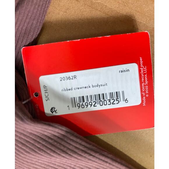 NWT SPANX BODYSUIT BROWN MINIMALIST ELEVATED BASICS STRETCHY CASUAL PREPPY - Picture 6 of 12